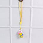 Compact chick-shaped fidget toy shown from side profile