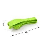Overview of the robust plastic lemon squeezer, emphasizing its durability.