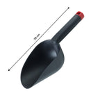 Household gardening trowel made from heavy duty plastic