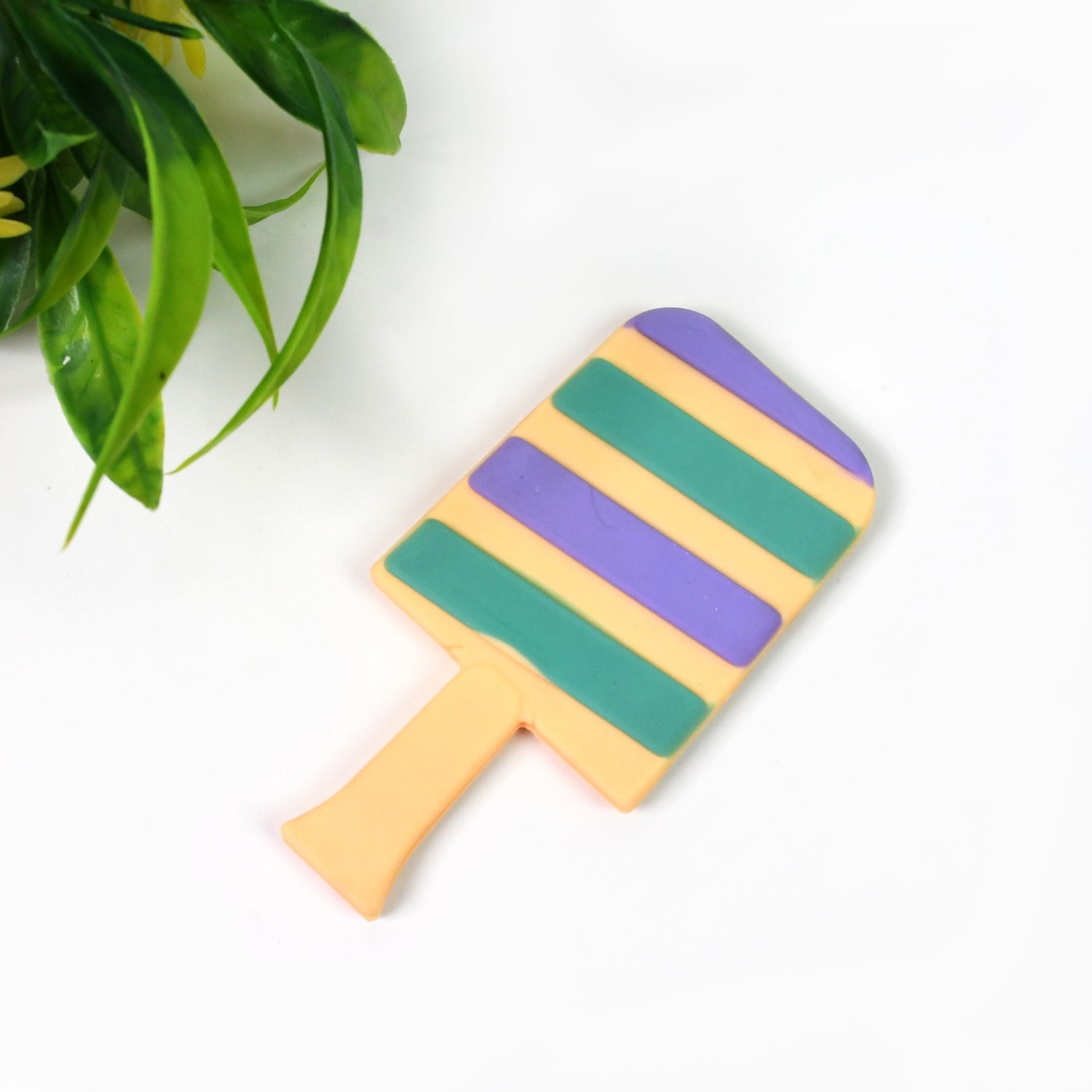 CandyChew silicone baby teether shaped for easy baby grasp