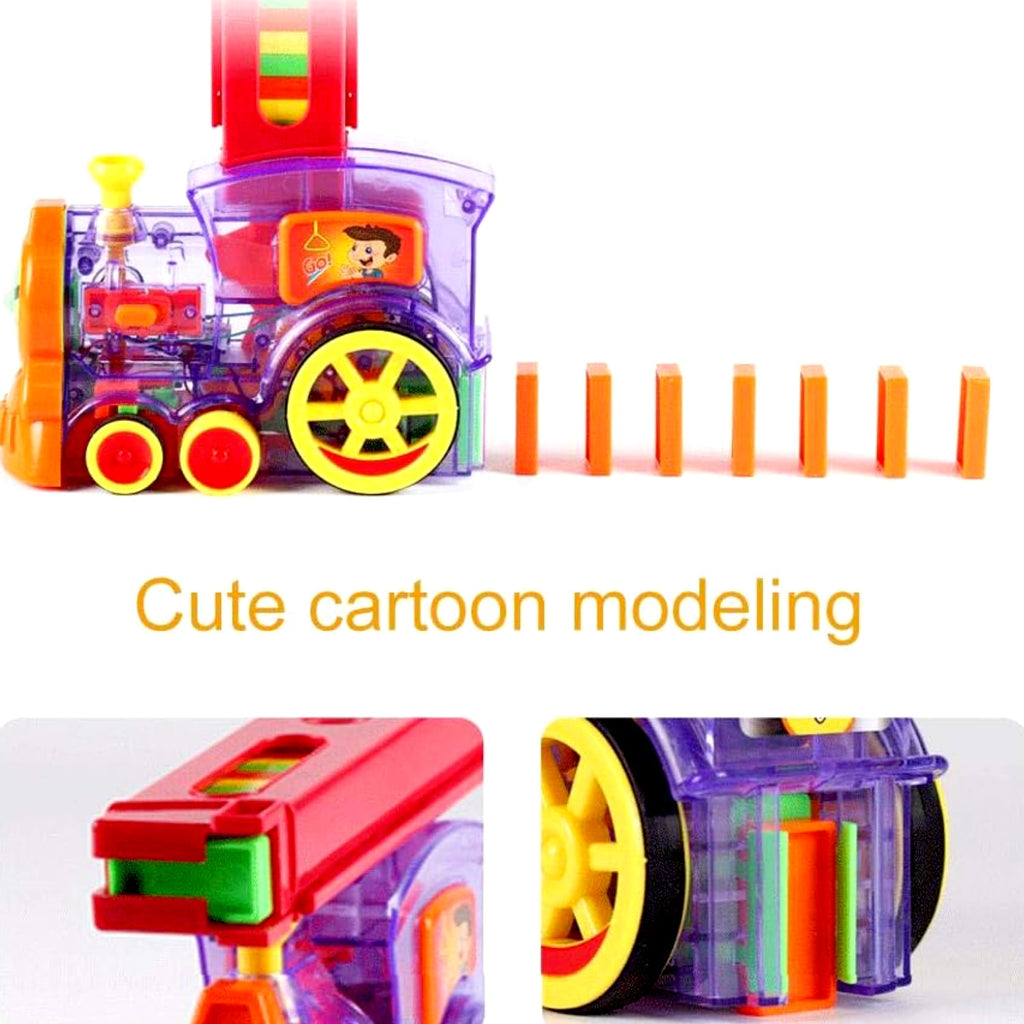 Vibrant packaging for the 60-piece automatic block laying toy, perfect for gifting.