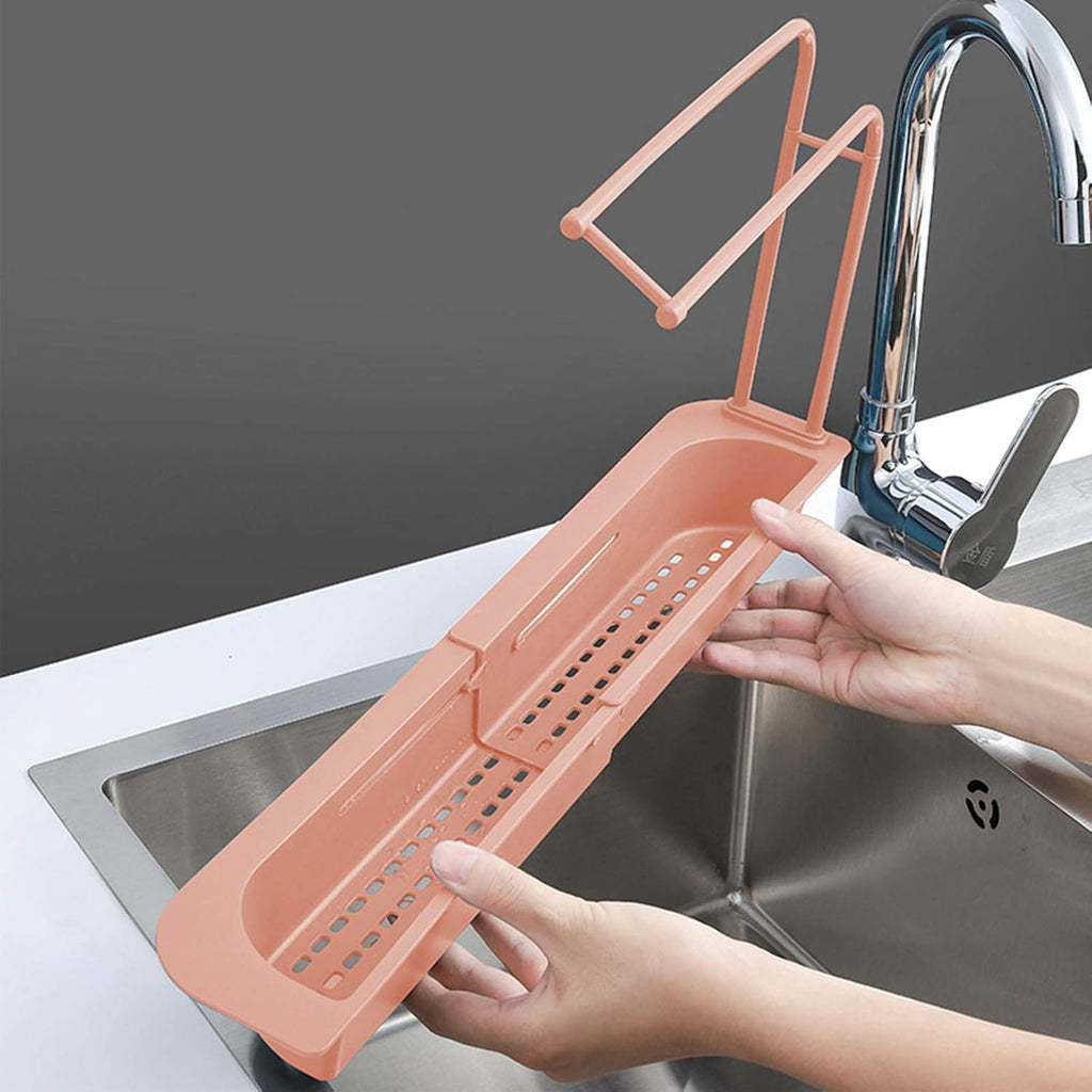 Space-saving sink storage stand suitable for small kitchens