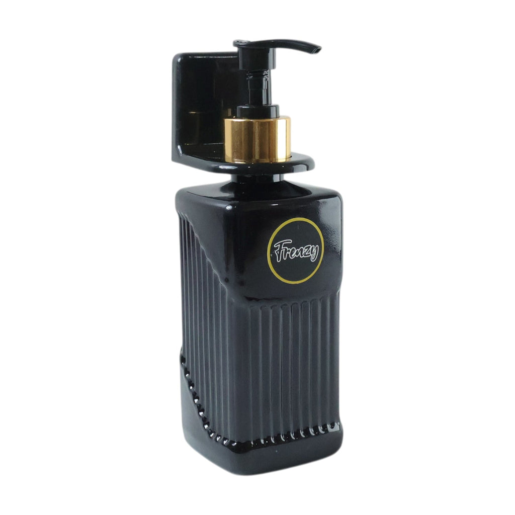 Refillable liquid soap pump bottle with stylish design