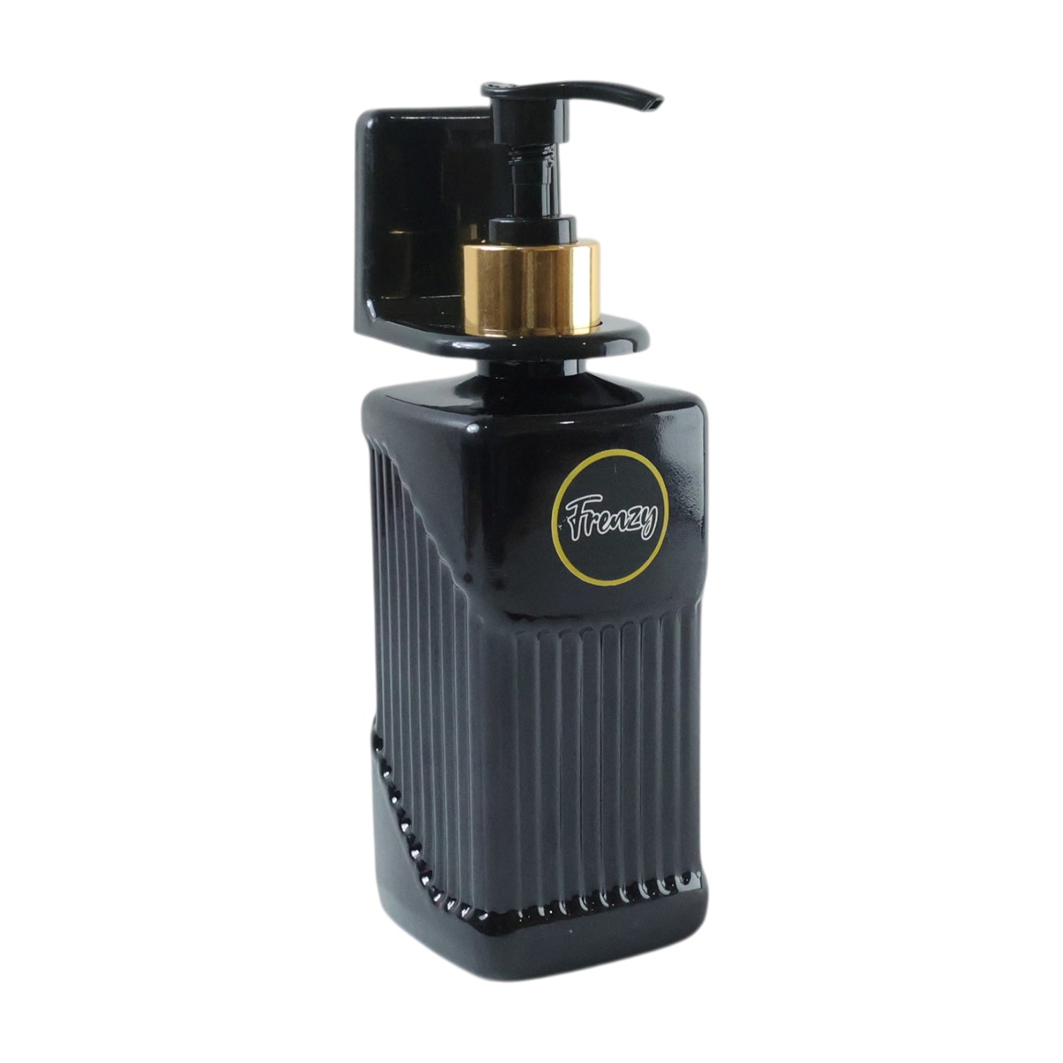 Refillable liquid soap pump bottle with stylish design