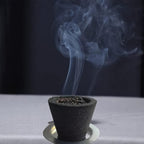 Gugal Sambrani cup featuring a sacred Aum symbol, enhancing its spiritual significance.