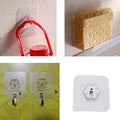 GlimmerHome Self Adhesive Hooks, screw nut and bolt type, on a white surface.