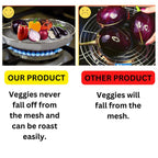 Steel grill jali for roasting and grilling meat and vegetables