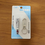 Ergonomic stainless steel nail clipper designed for precise nail cutting