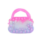 Unicorn design pop it silicone coin purse with zipper