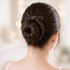 Assorted braided elastic hair ties in a set ideal for ponytails, buns, and braids
