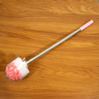 Durable toilet and bathroom cleaning brush with long handle