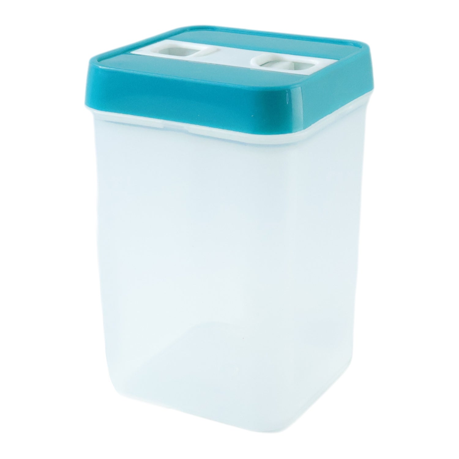 Smart seal plastic storage jar for dry food organization