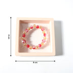 Crystal bead stretch bracelet enhancing casual and party looks