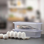 Organivo 1500ML freezer containers with lids and drain plates for fresh produce.
