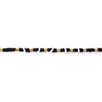 Traditional ethnic black and white beaded rakhi