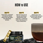Luxury packaging of OG Wellness Pure Himalayan Shilajit resin