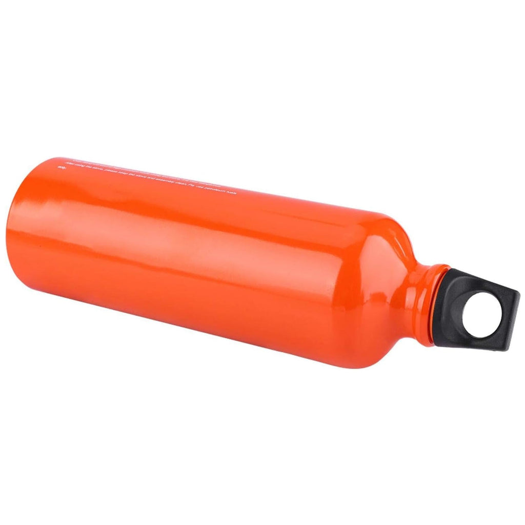 Slim 750ml plastic water bottle fitting perfectly in a fridge door compartment.