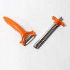 The durable CookAura gas lighter shown igniting a gas stove burner.