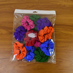Neutral image displaying variety of elastic hair bands collection