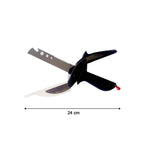 The black clever cutter securely closed with its safety latch for storage.