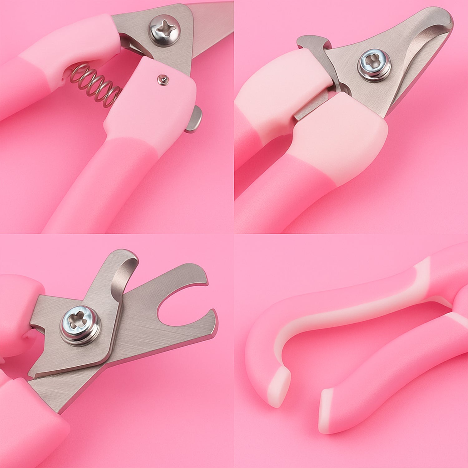 Pet nail scissor included in pet nail clipper and file grooming kit