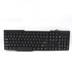 Standard 104-key layout of the plug-and-play computer keyboard.