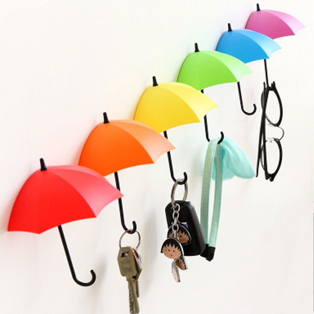 Functional and decorative umbrella key holder, ideal for entryways.