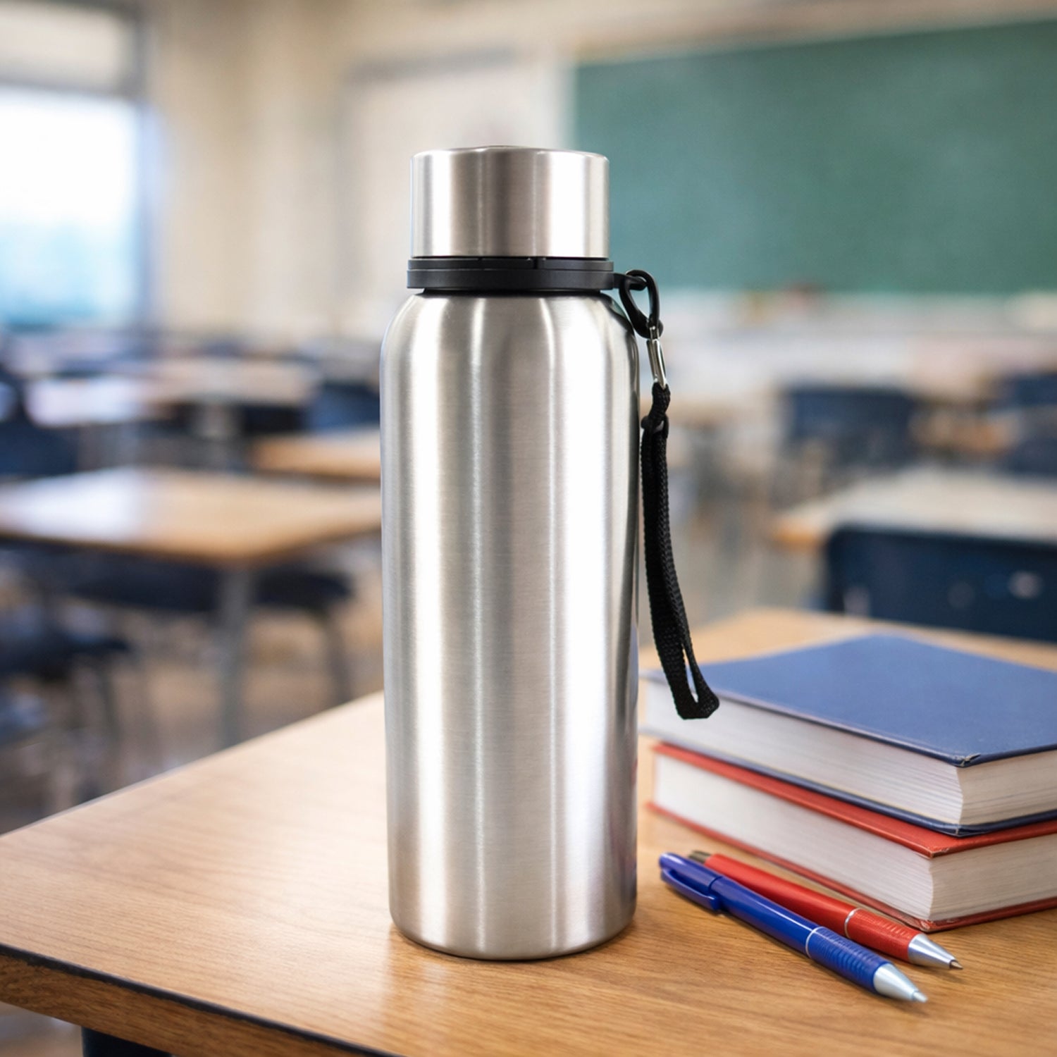 750 ML stainless steel water bottle suitable for elderly and patients