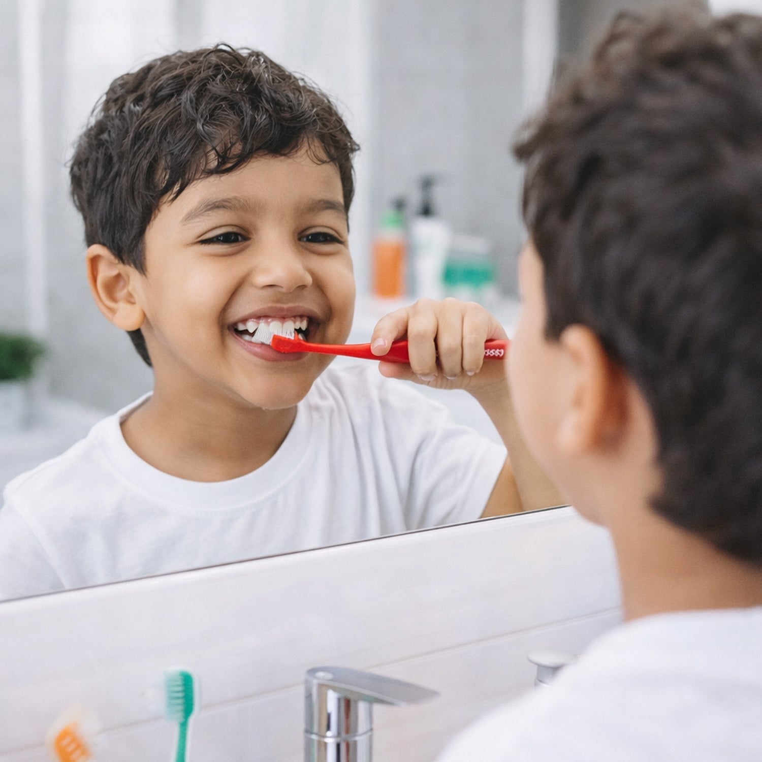 Soft bristle toothbrush made for children's sensitive gums