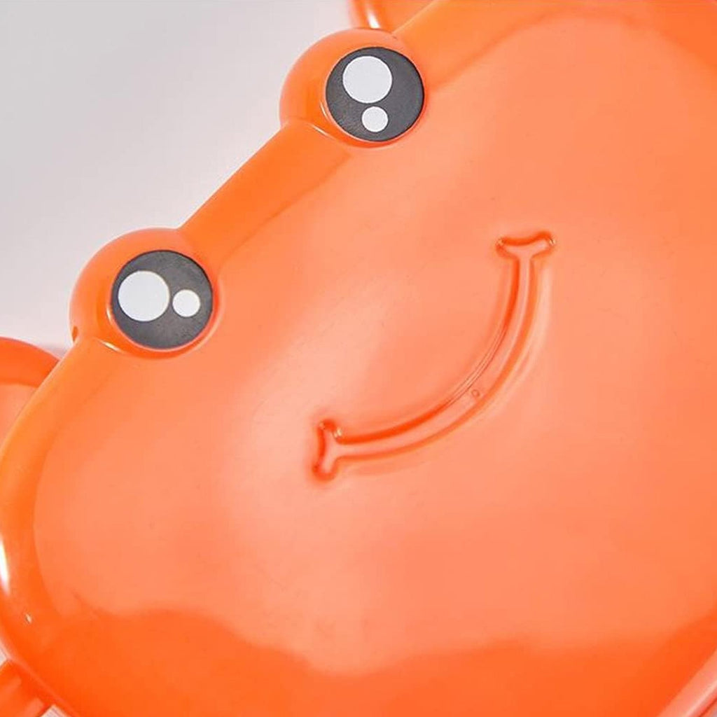 A side view highlighting the flexibility of the silicone ice cube maker.