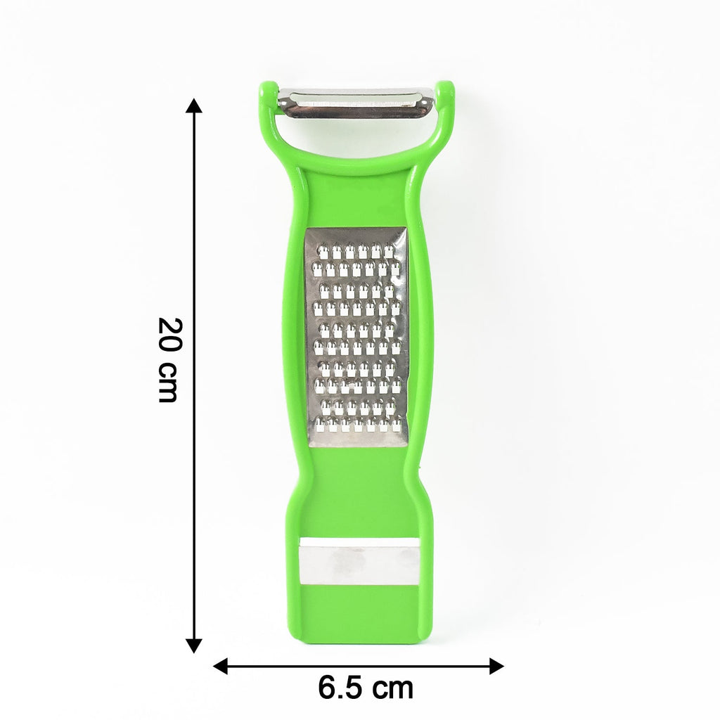 Ergonomic handle of the multi-functional vegetable and fruit peeler