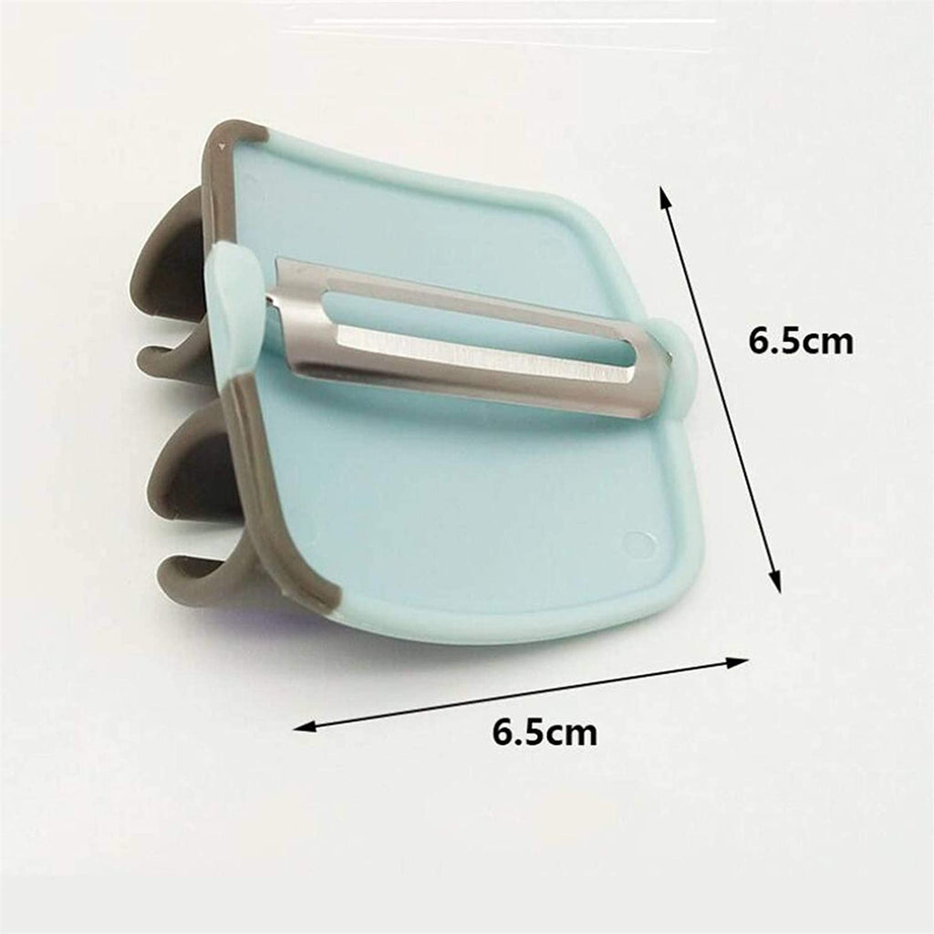 A versatile kitchen tool, the Palm Peeler efficiently peels various produce.