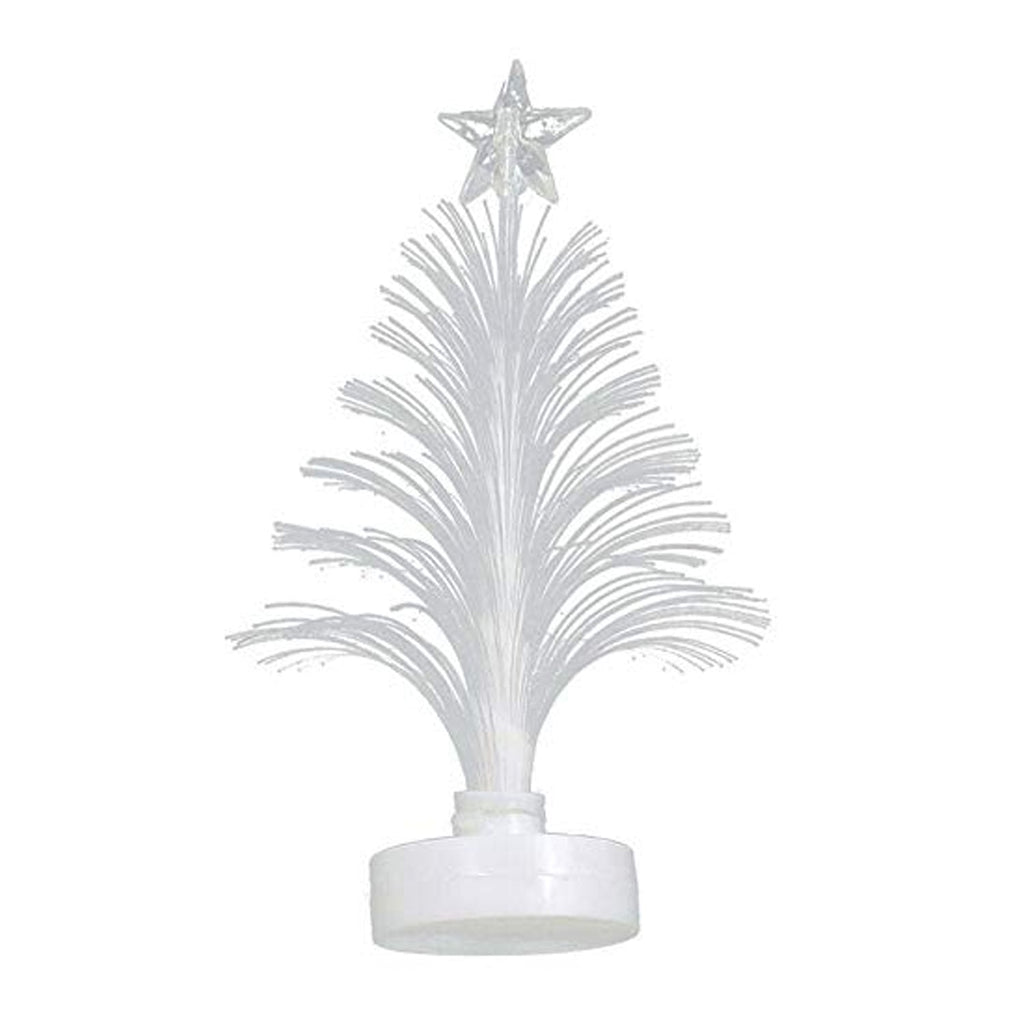 Close-up of the LED tree candle light base and battery compartment.