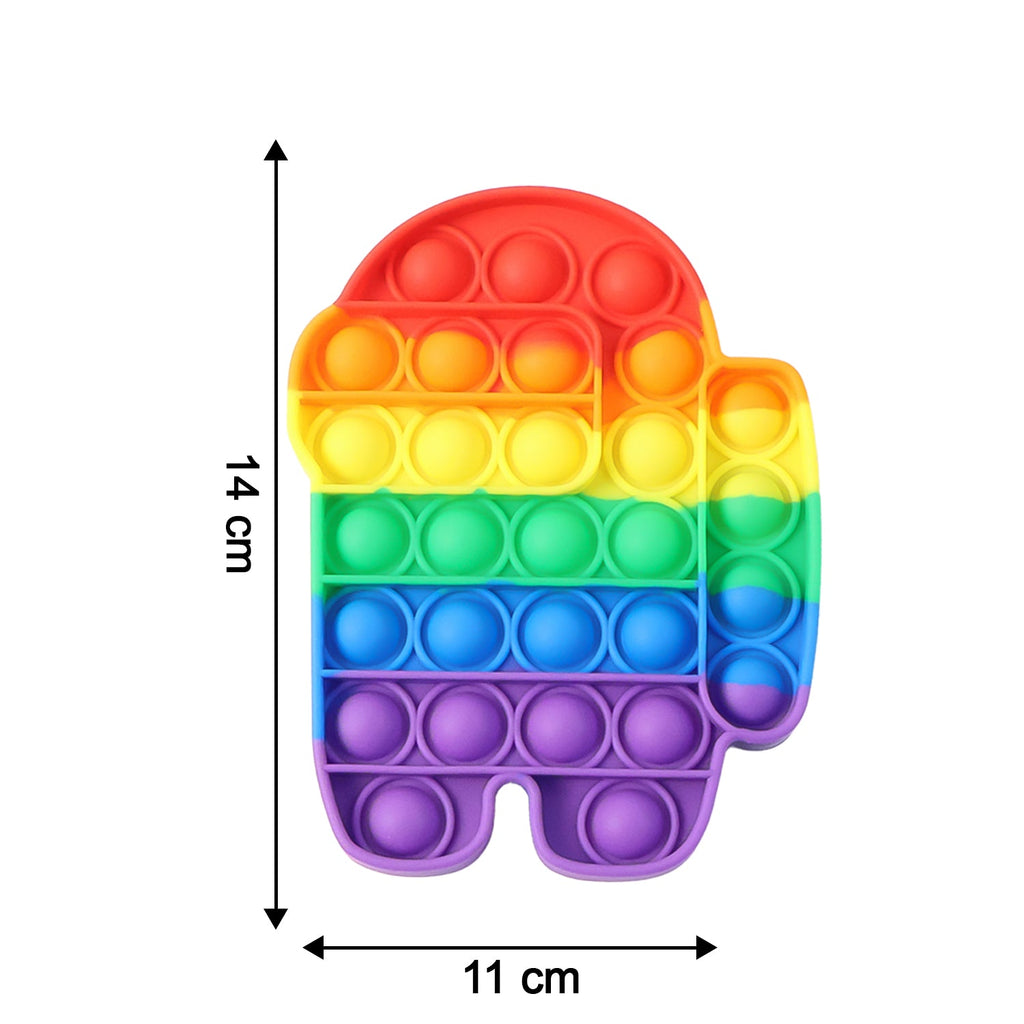 Silicone fidget toy designed to enhance focus and reduce anxiety