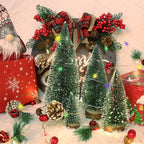 Small artificial Christmas tree with snow effect perfect for small spaces and gifting