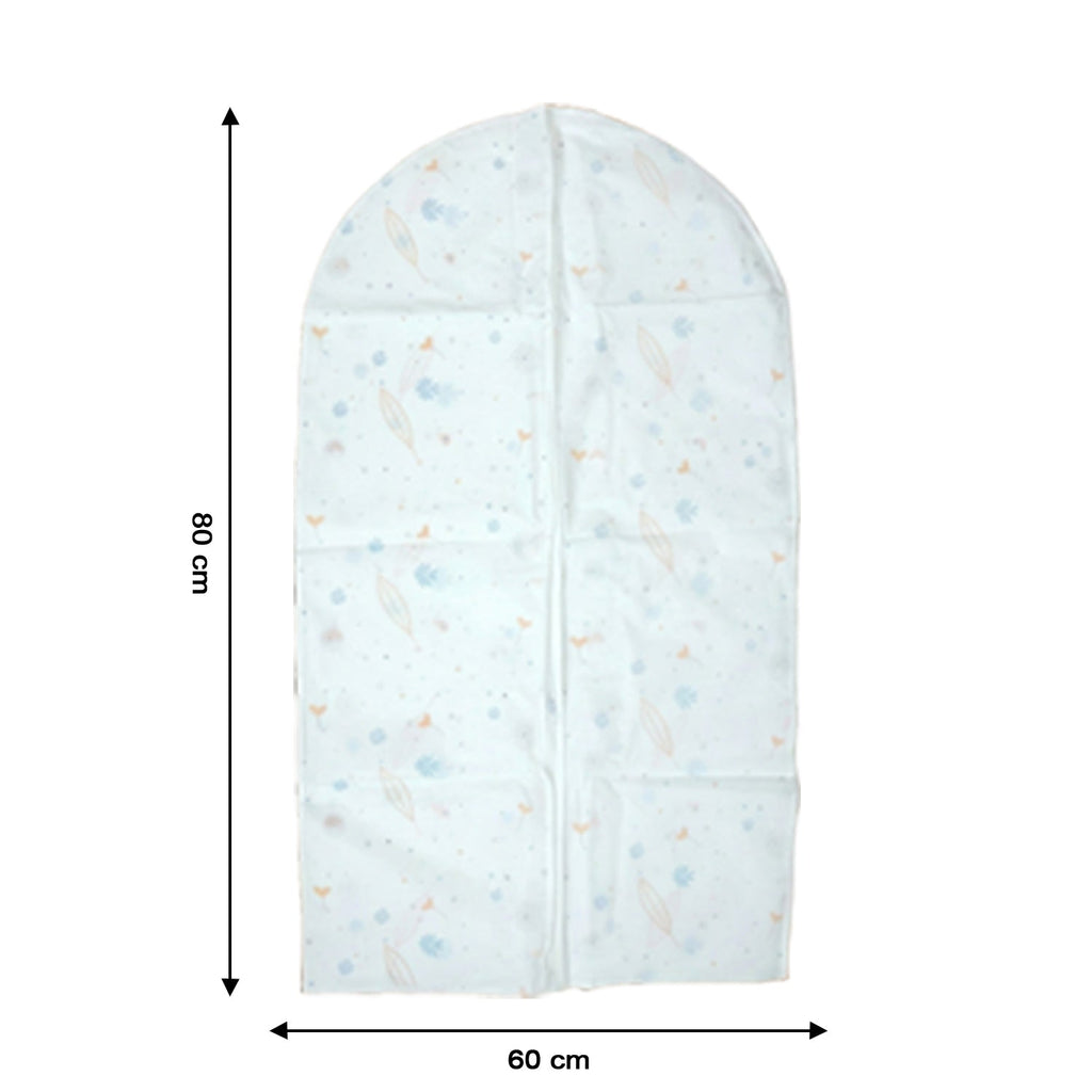 Folded garment covers for closet organization