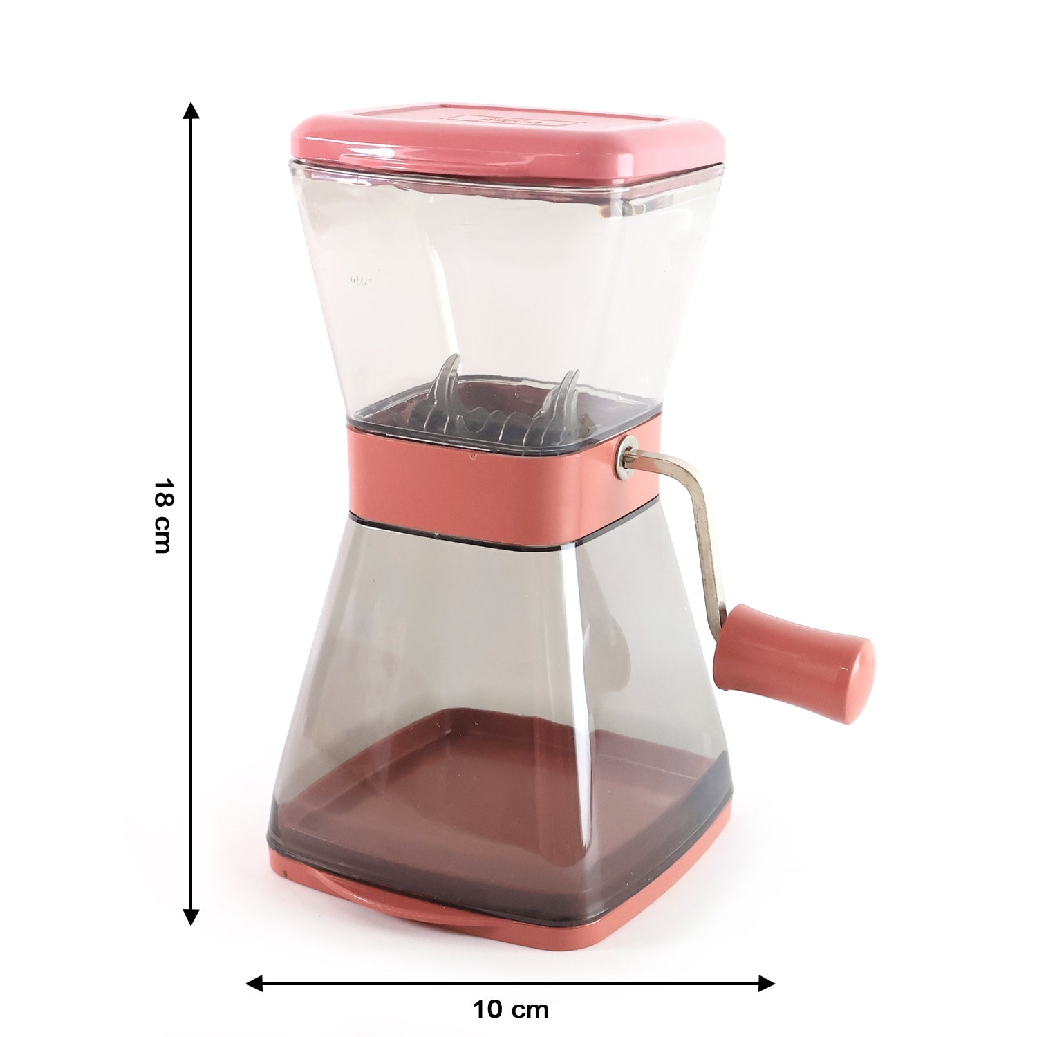 Kitchen manual cutter with hand crank mechanism for easy cutting