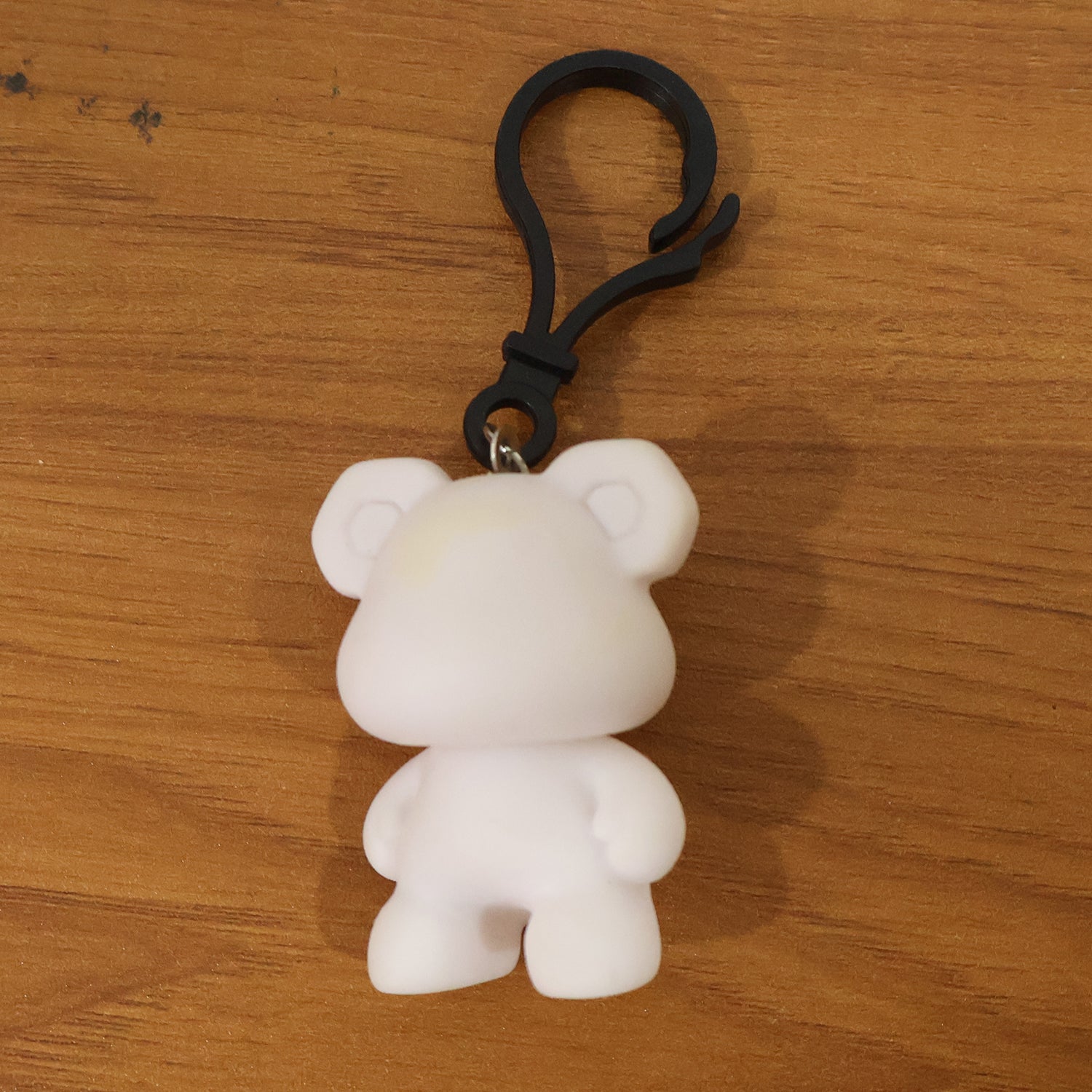 Colorful cartoon bear keychain accessory for backpack or keys