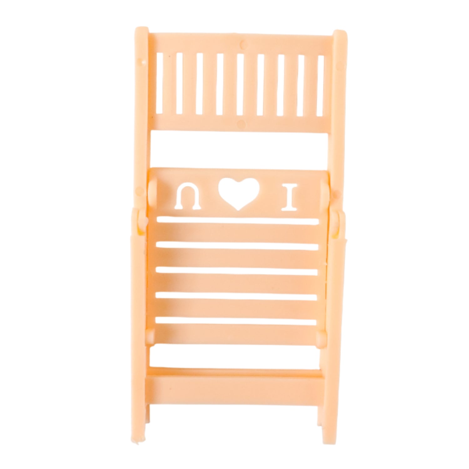 Foldable peach phone stand holder for desk use