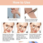 Texture detail of the hypoallergenic and waterproof Face Lifting Tape adhesive.