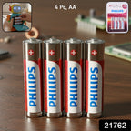 Close-up of AA alkaline batteries for household electronic devices