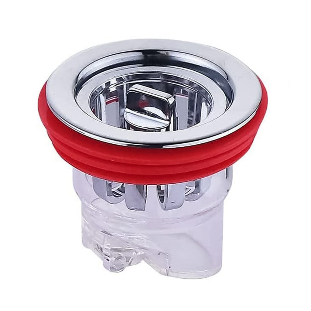 Plastic sink drain filter for preventing debris and odour