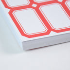 Blank writable label sheets for versatile labeling