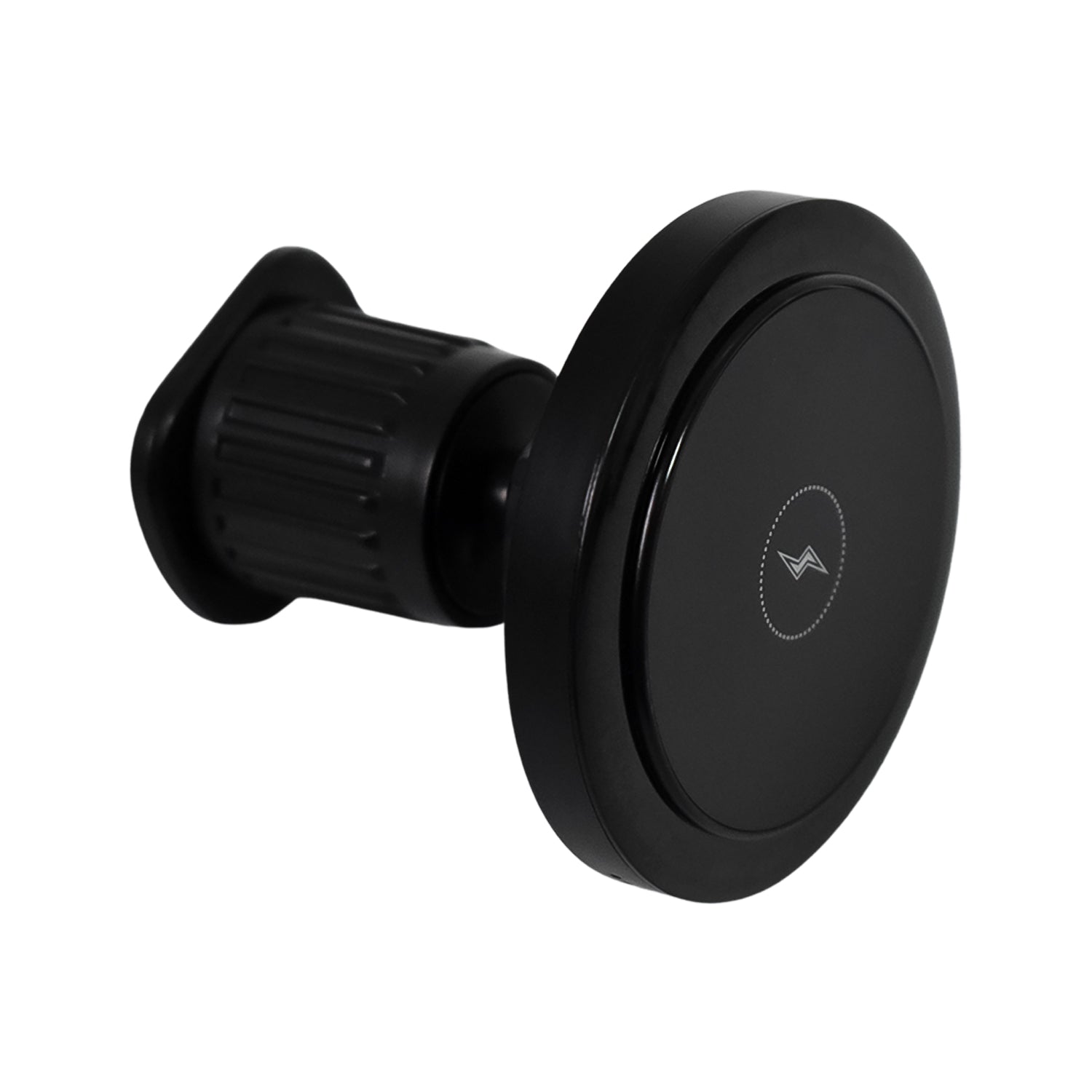 MagSafe-compatible magnetic wireless car charger with strong grip.