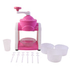 Shaved ice maker used for preparing drinks and desserts