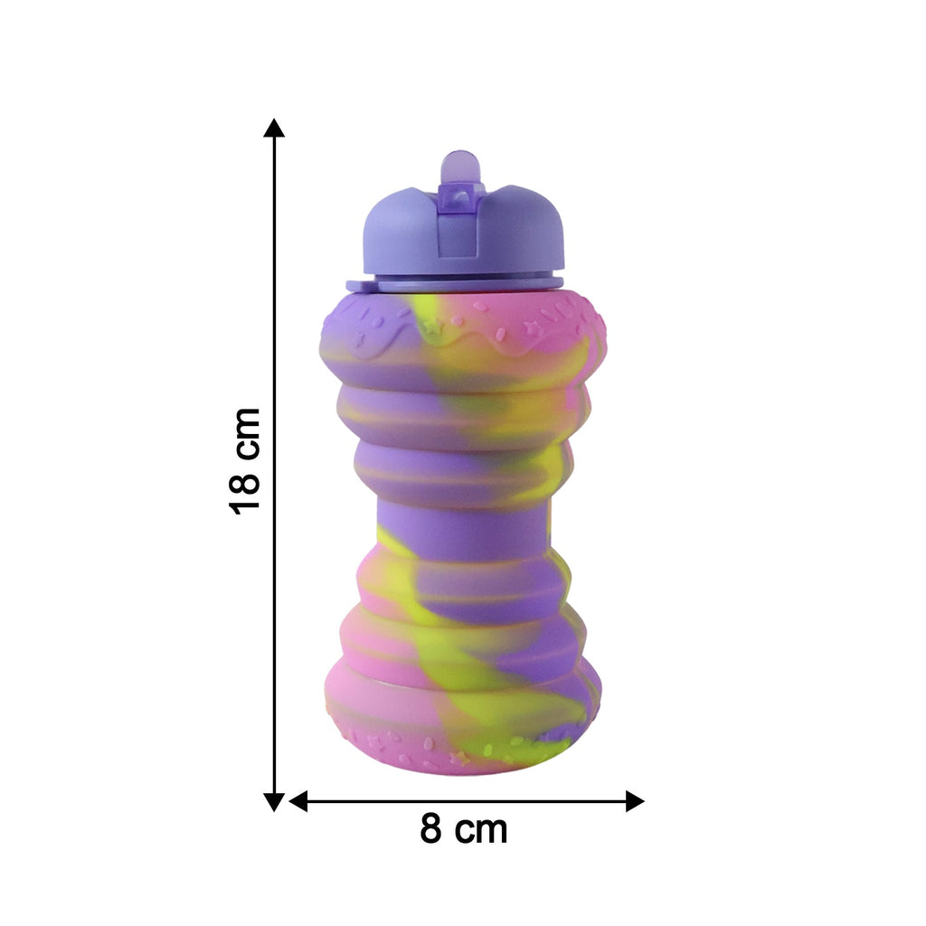 Easy-to-carry foldable sports water bottle