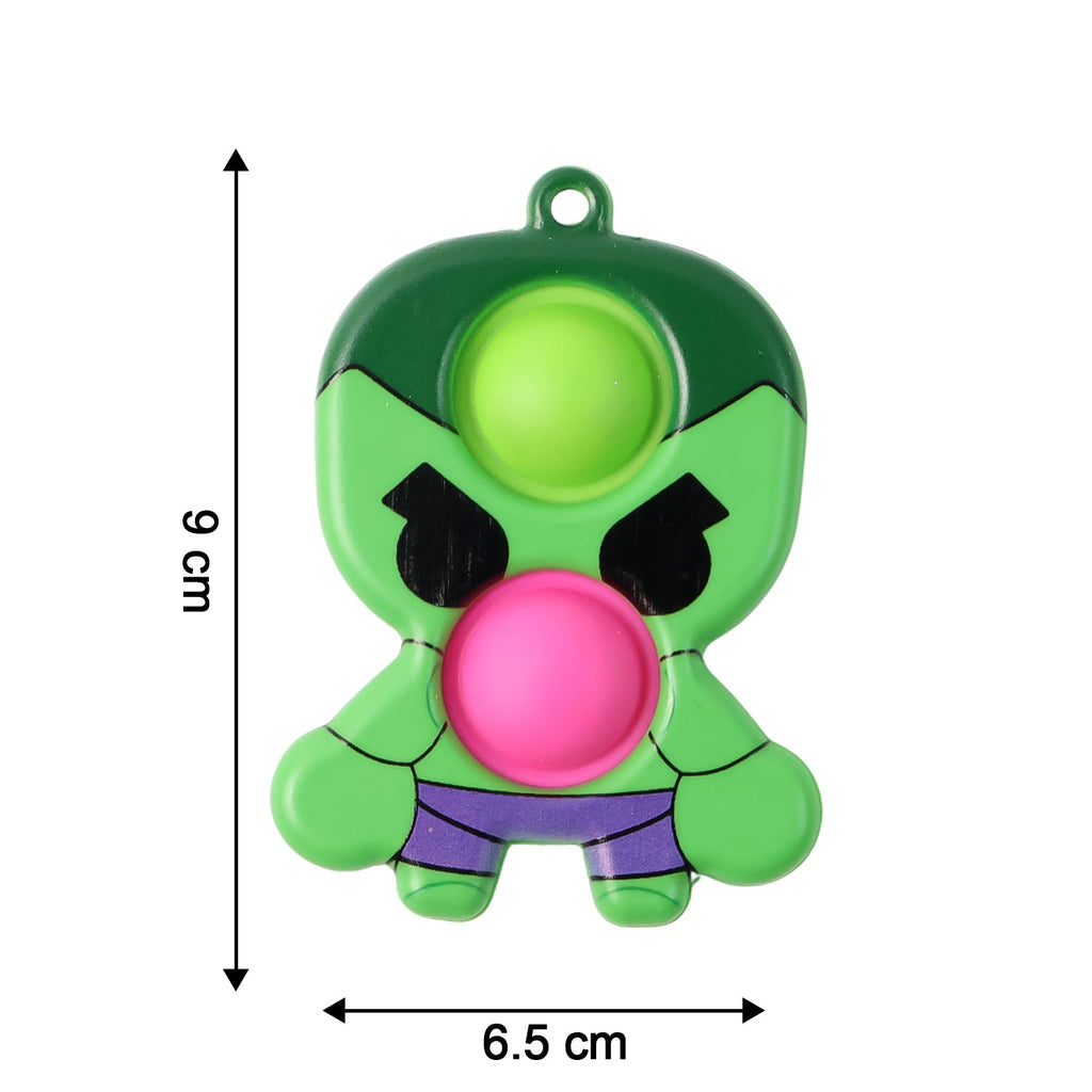Portable Silicone Pop It Fidget Toy for stress relief and sensory play