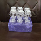 Battery operated LED mini lamps grouped to create festive and romantic lighting effects.