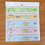 Kids plastic ruler set designed for classroom and craft use