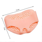 Image highlighting the soft and stretchy nature of the silicone tiptoe protector material.